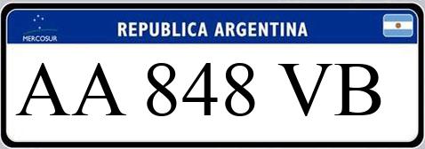 Patente AA848VB