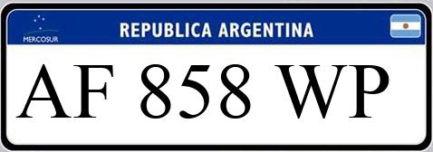 Patente AF858WP