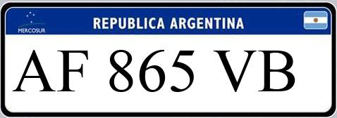 Patente AF865VB