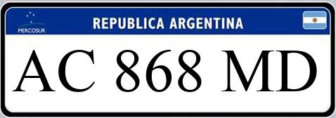 Patente AC868MD