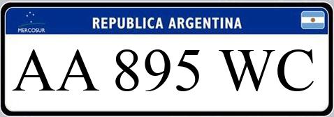 Patente AA895WC