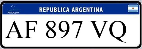 Patente AF897VQ