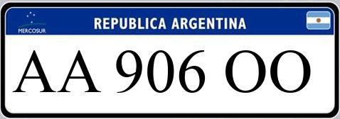 Patente AA906OO