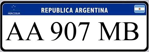 Patente AA907MB
