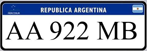 Patente AA922MB