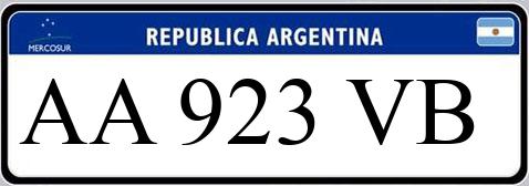 Patente AA923VB