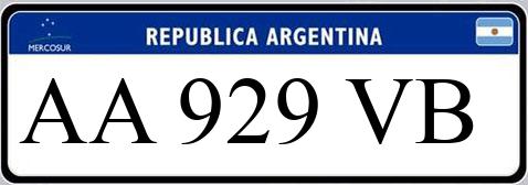 Patente AA929VB