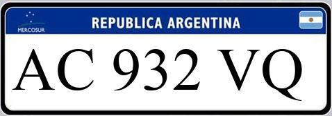 Patente AC932VQ