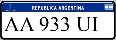 Patente AA933UI