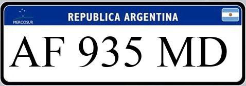 Patente AF935MD