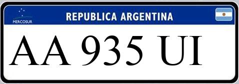 Patente AA935UI