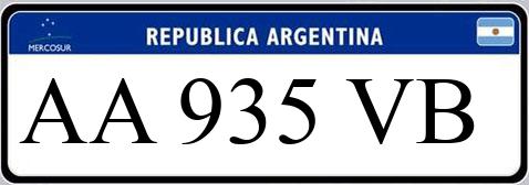 Patente AA935VB