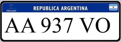 Patente AA937VO