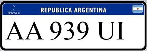 Patente AA939UI