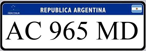 Patente AC965MD