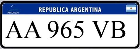 Patente AA965VB