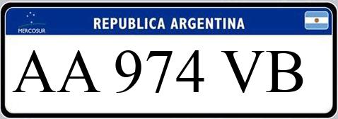 Patente AA974VB