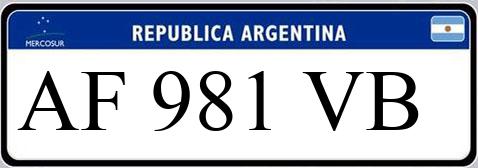 Patente AF981VB