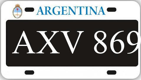 Patente AXV869