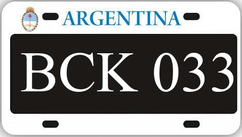 Patente BCK033