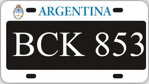 Patente BCK853