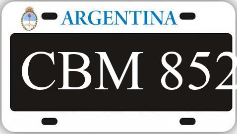 Patente CBM852