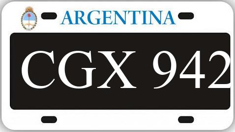 Patente CGX942