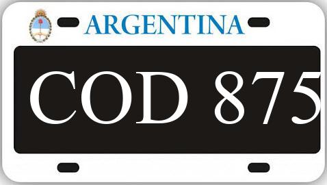 Patente COD875