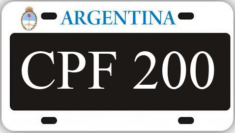 Patente CPF200