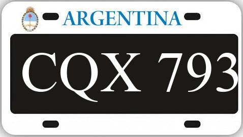 Patente CQX793