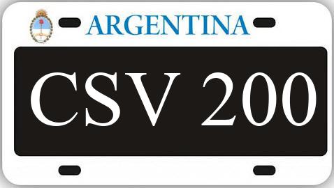 Patente CSV200