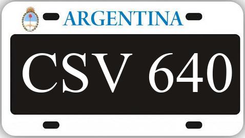Patente CSV640