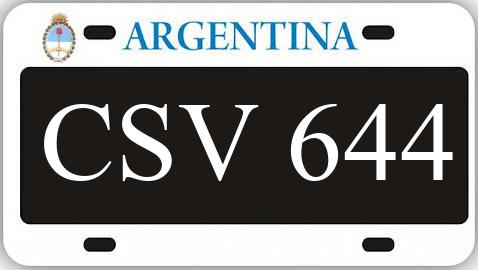 Patente CSV644