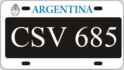 Patente CSV685