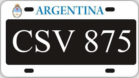 Patente CSV875