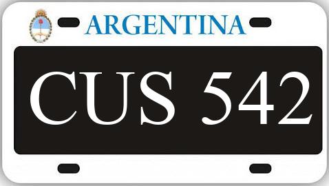 Patente CUS542