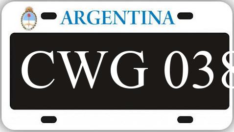 Patente CWG038