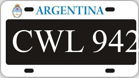 Patente CWL942
