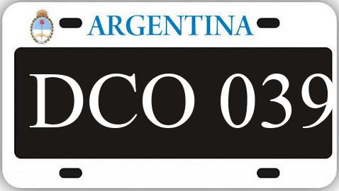Patente DCO039