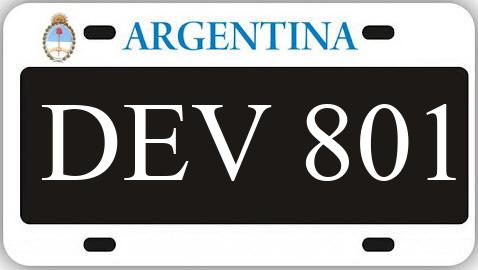 Patente DEV801