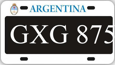 Patente GXG875