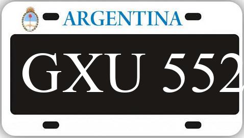 Patente GXU552