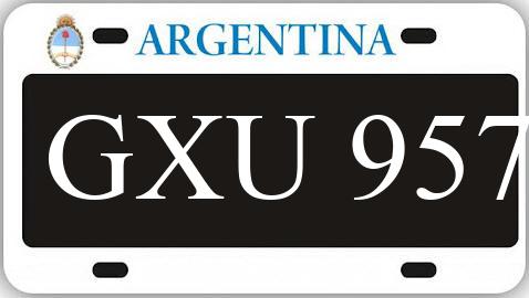 Patente GXU957