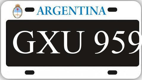 Patente GXU959
