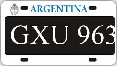 Patente GXU963
