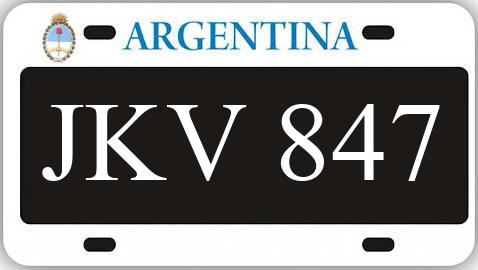 Patente JKV847