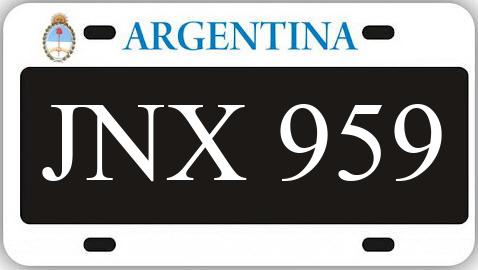Patente JNX959