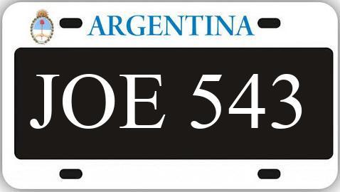 Patente JOE543