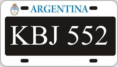 Patente KBJ552