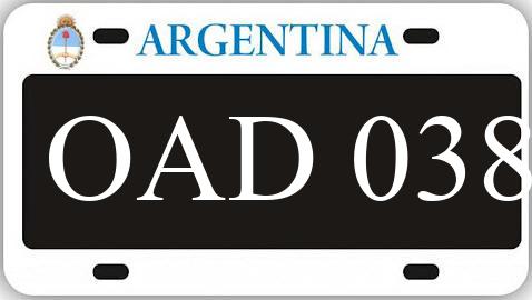 Patente OAD038